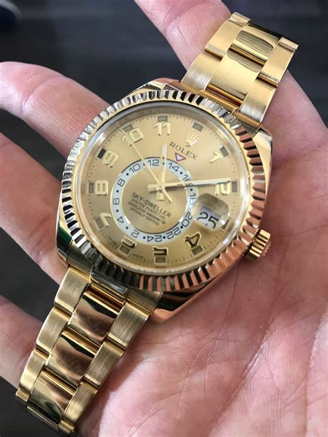 used rolex sky dweller gold|rolex sky dweller gold 2021.